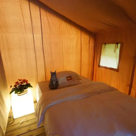 Safari Tent At Vakantiepark Walsdorf Tente de luxe Fouhren